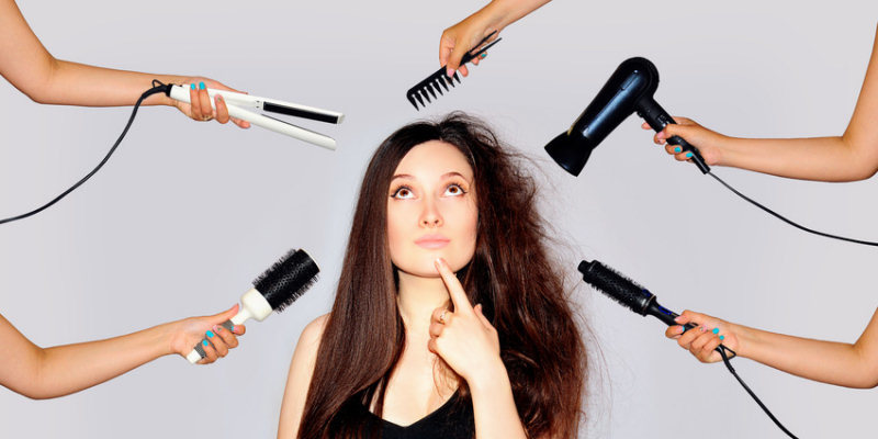 Haartrockner Vs. Glätteisen Vs. Lockenstab Vs. Multistyler Haartrockner Vs. Glätteisen Vs. Lockenstab Vs. Multistyler