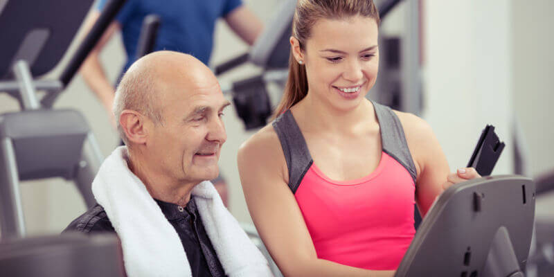 Liegeergometer fuer Senioren