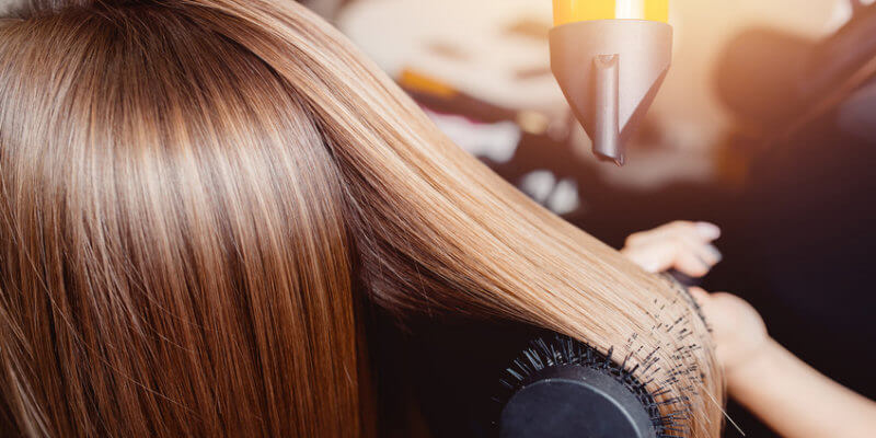 Haare kalt abföhnen