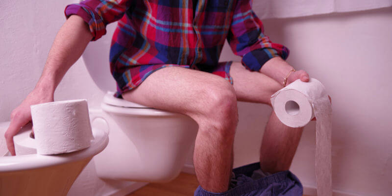 Haeufiger Stuhlgang und Verstopfungen Symptome Reizdarm