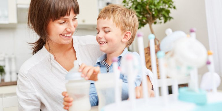 Probiotika fuer die Darmflora von Kindern